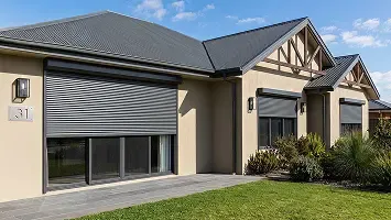 Roller shutters helping insulate a home year-round